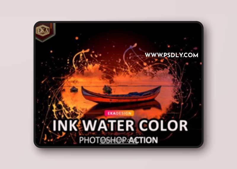 GraphicRiver - Ink Water Color Photoshop Action 32601243