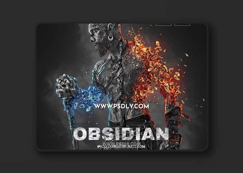 GraphicRiver - Obsidian Photoshop Action 26998428