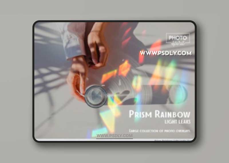 GraphicRiver - Prism Rainbow Light Leaks Overlays 32687434