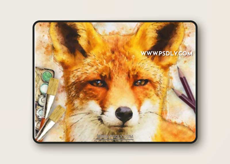 GraphicRiver - Realistic Watercolor Painting 32051896