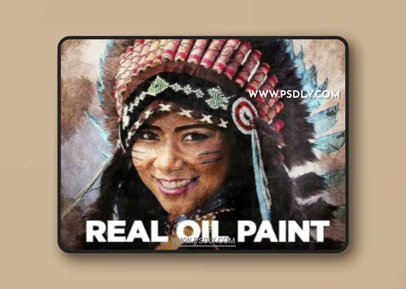 Graphicriver - 15615259 Real Oil Painting Photoshop Action Cs3
