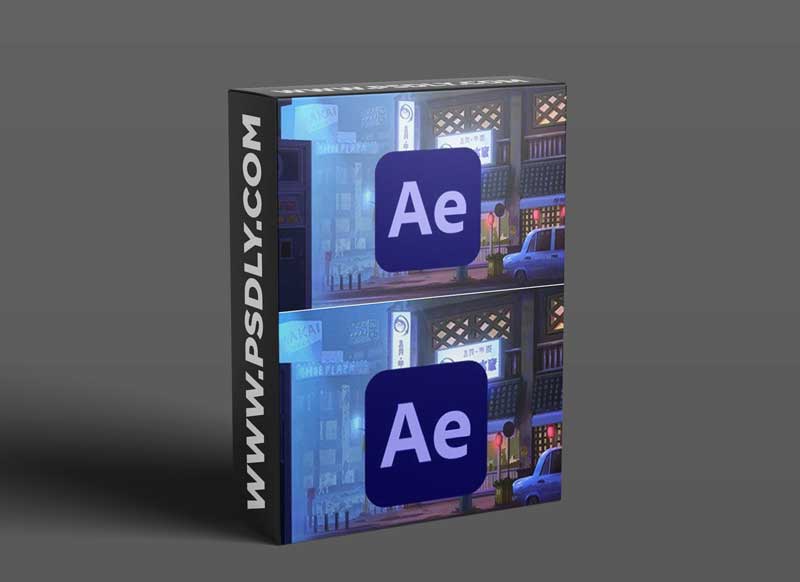 How to Animate an Urban Rain Painting in Adobe After Effects