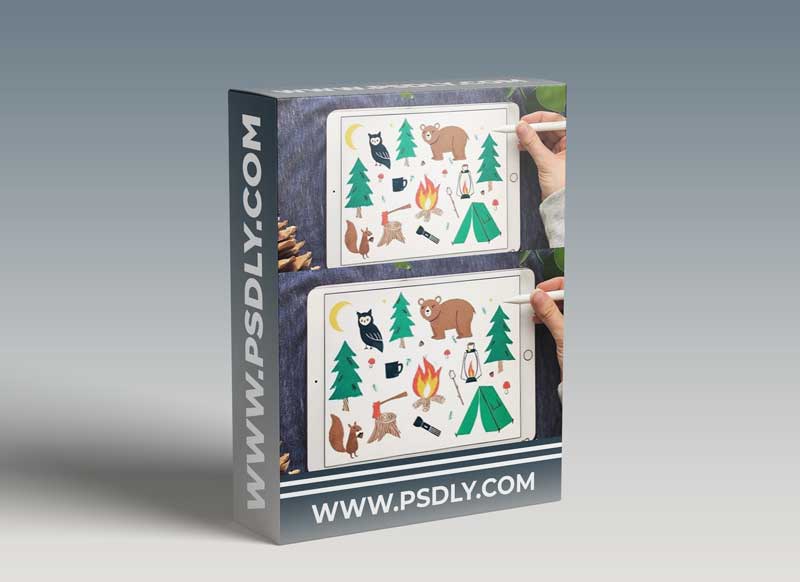 Illustrating in Procreate: How to Draw Animals and Objects - Camping Edition