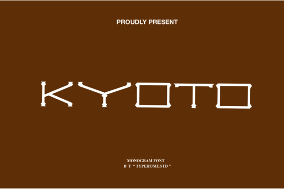 Kyoto Monogram Font