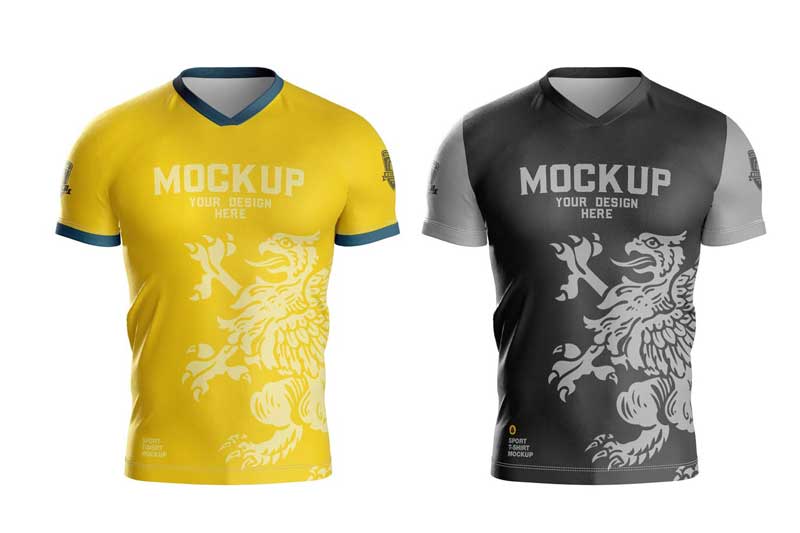 Men’s Sports T-shirt Mockup
