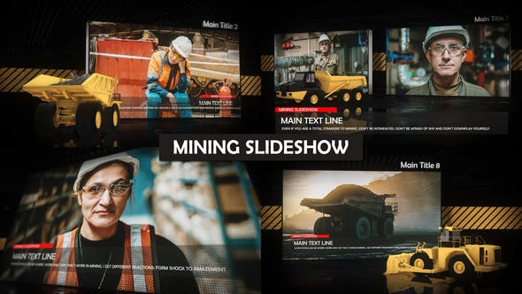 Videohive Mining Slideshow 23260135