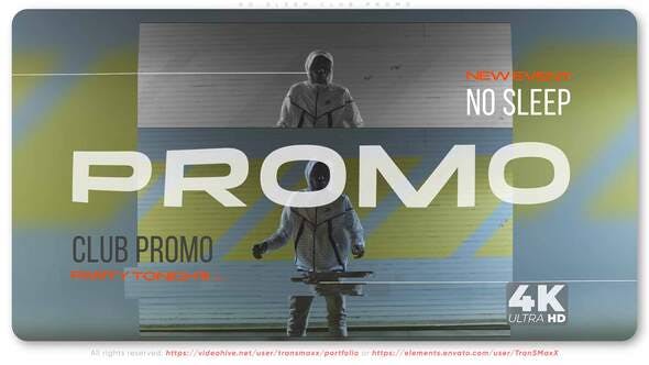Videohive No Sleep Club Promo 32950662