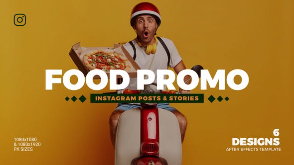 Videohive Food Promo Instagram Post & Story B86 32946850