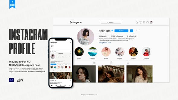 Videohive Instagram Profile 32471018