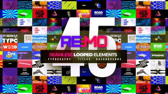 Videohive REMO - Looped Elements! 23861282