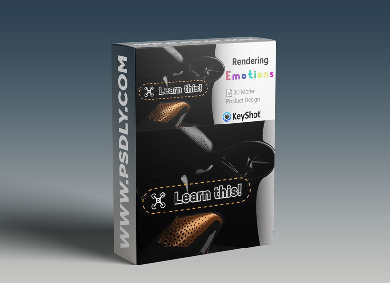 Render emotions using Keyshot create interesting product renders capable of telling a story