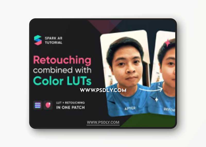 Retouching combine with Color LUTs