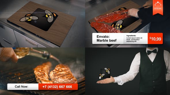 Videohive Steak 23927116