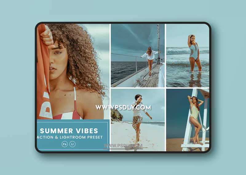 Summer Vibes Action & Lightrom Presets