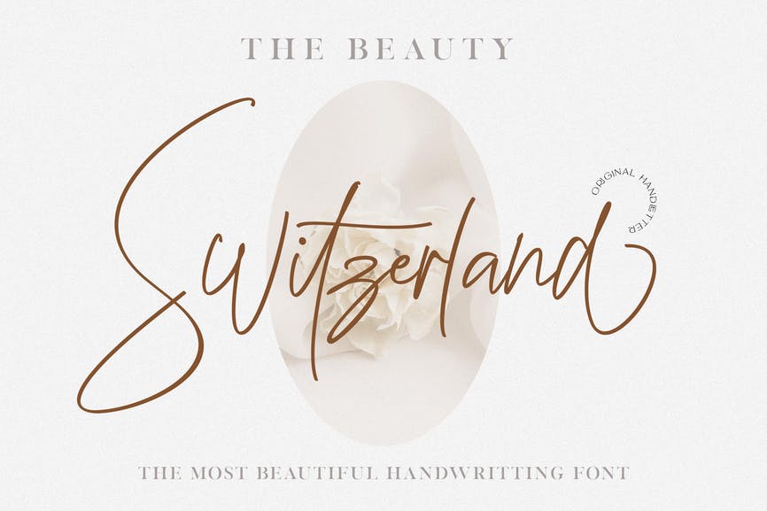 Beauty Switzerland Wedding Font
