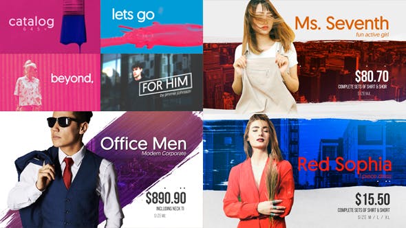 Videohive Product Catalog With Brush & Ink 21177446