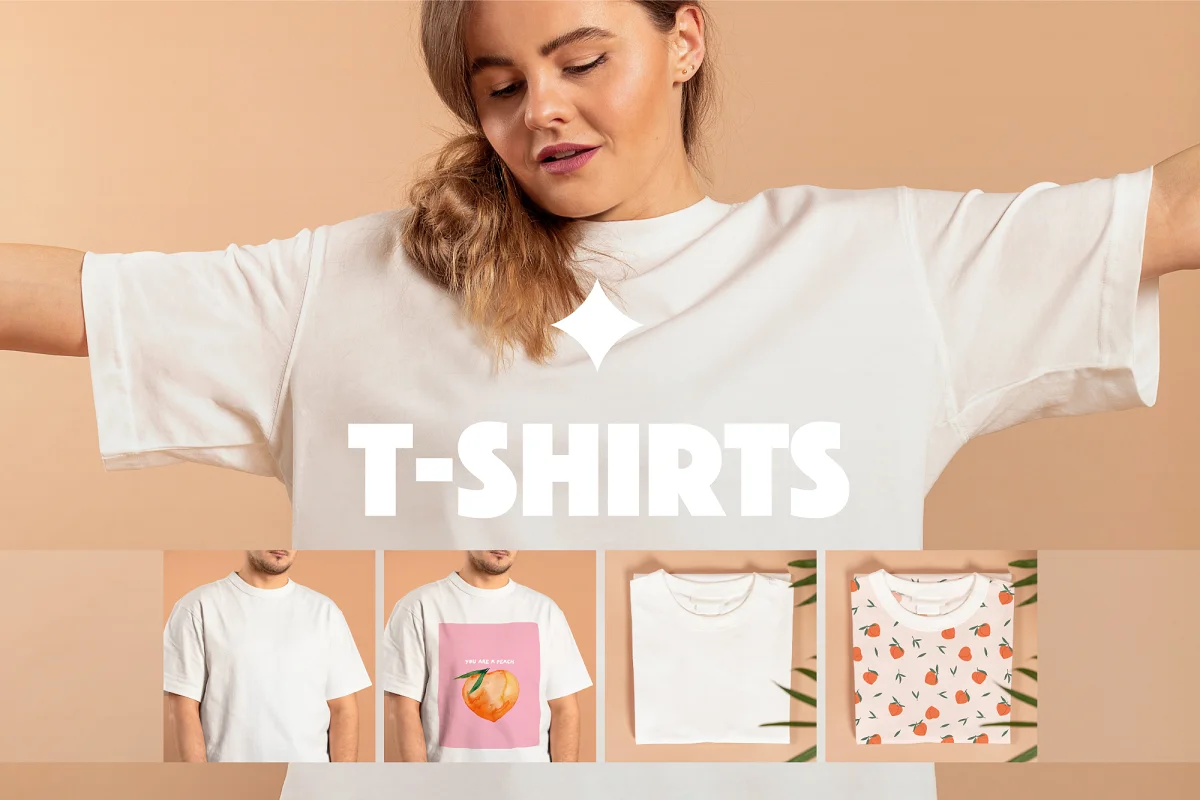 CreativeMarket - Male T-Shirt PSD Mockups Vol3 5751739