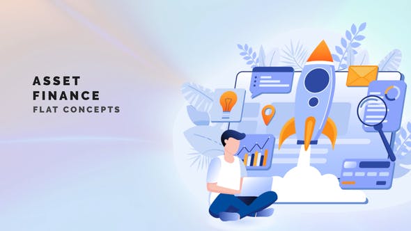 Videohive Asset finance - Flat Concept 33445034