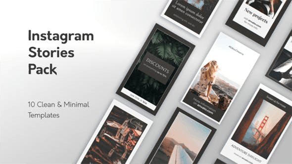 Videohive - Minimal Instagram Stories | For Premiere Pro - 33559106