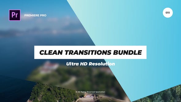 Videohive - Clean Transitions Bundle For Premiere Pro - 33421899
