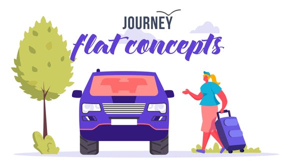 Videohive Journey - Flat Concept 33544799