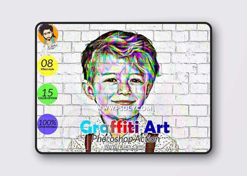 CreativeMarket - Graffiti Art Photoshop Action 5804789