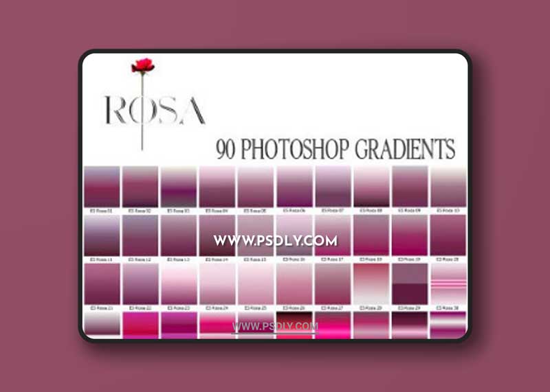 90 Photoshop Gradients Collection