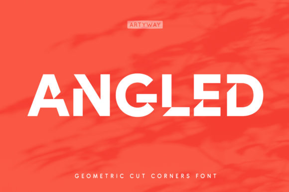Angled Font