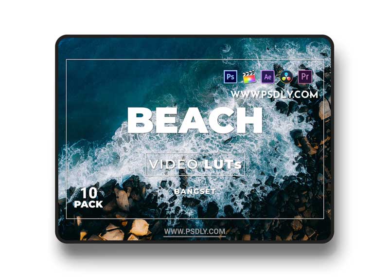 Bangset Beach Pack 10 Video LUTs