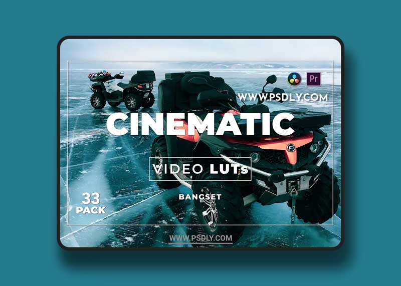 Bangset Cinematic Pack 33 Video LUTs 5FFDBVV