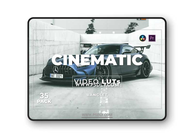 Bangset Cinematic Pack 35 Video LUTs MS5N87G