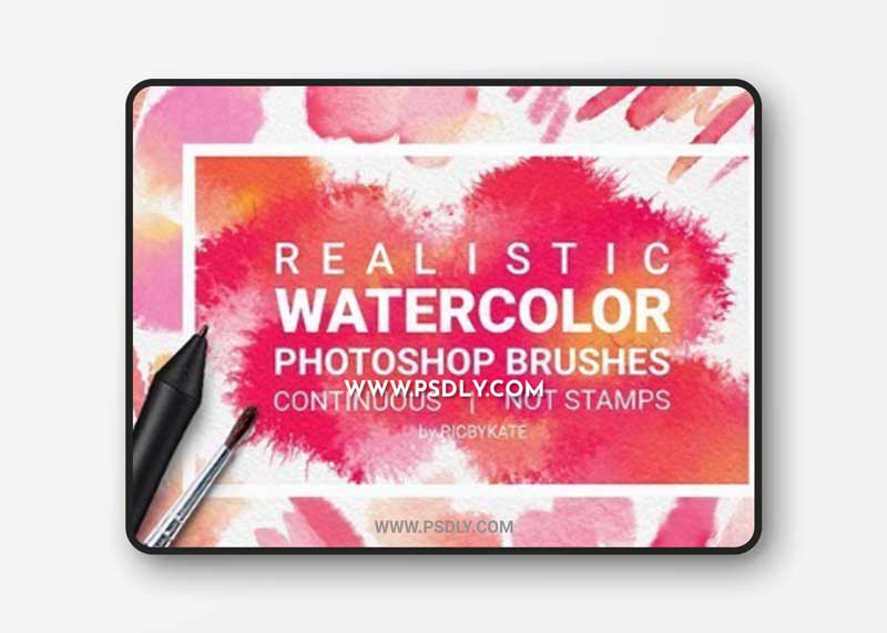 CM - Watercolor Photoshop Brushes 1409118