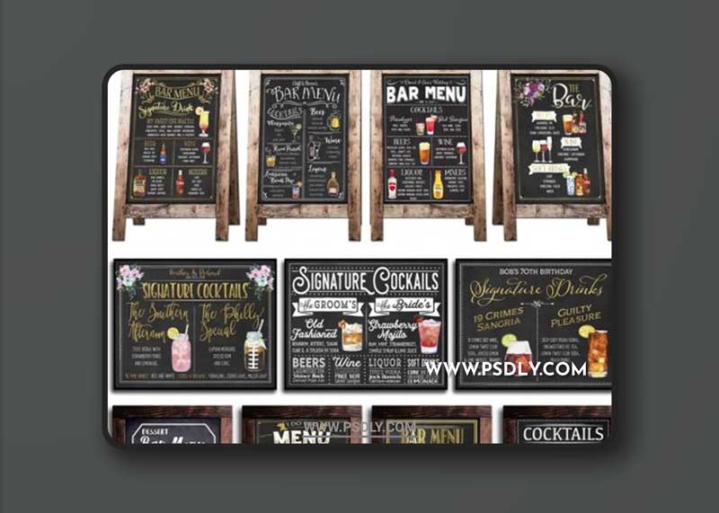 Chalkboard for cafe 2