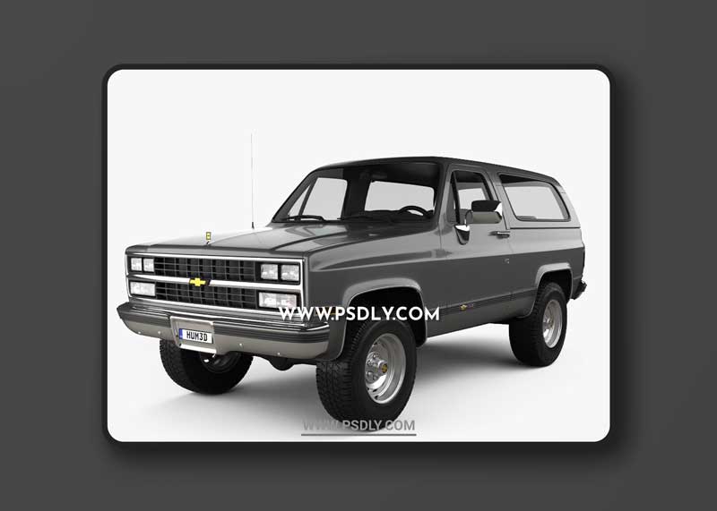 Chevrolet Blazer Premier 2019 3D Model