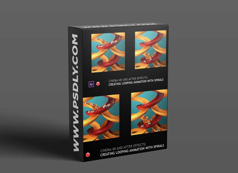Cinema 4D and After Effects: Creating Looping Animation with Spirals