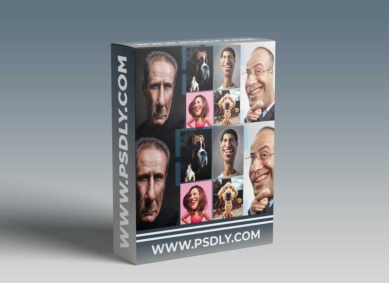 Create A Digital Photo Caricature from Scratch