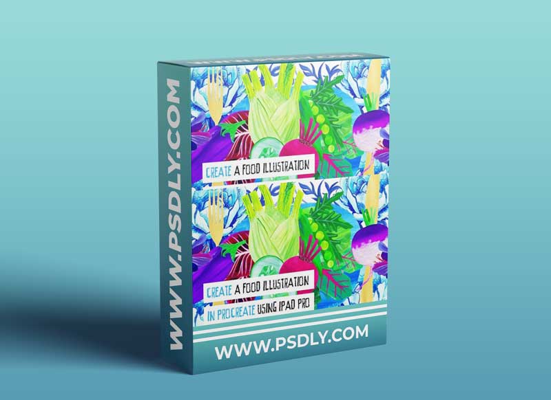 Create a Food Illustration in Procreate for iPad Pro