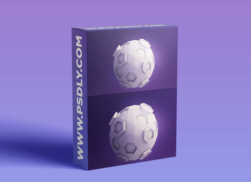 Create a Low Poly Moon With Cinema 4D