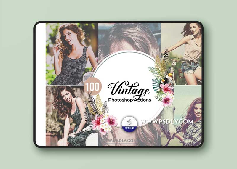 CreativeMarket - 90 Vintage Lifestyle Photoshop Actions 3941902
