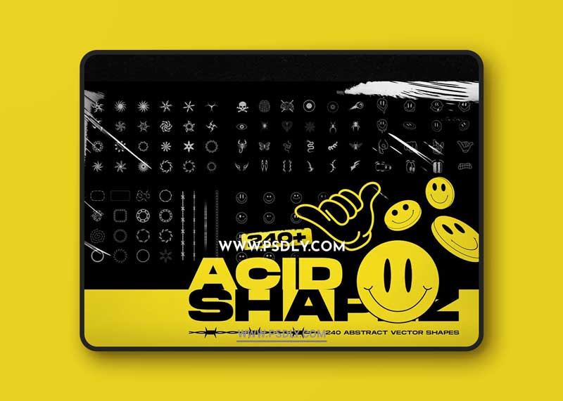 CreativeMarket - Acid Shapes 6043822