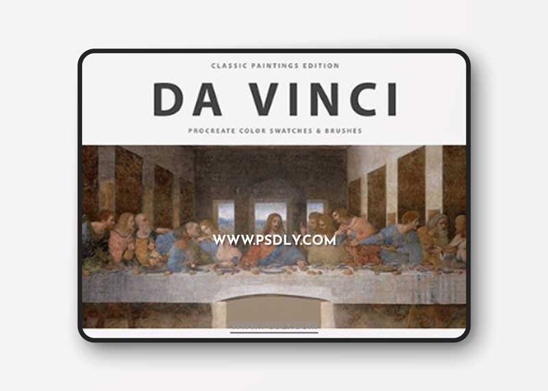 CreativeMarket - Da Vinci's Art Procreate Brushes 5478978