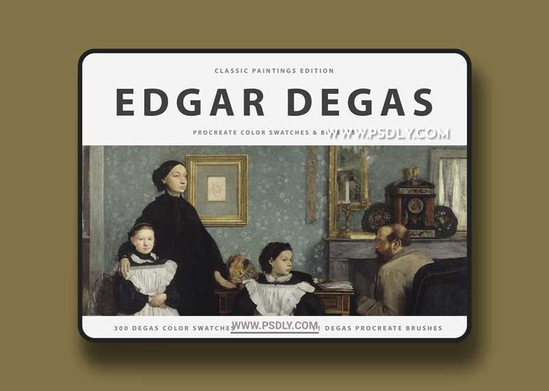 CreativeMarket - Edgar Degas Art Procreate Brushes 5474758
