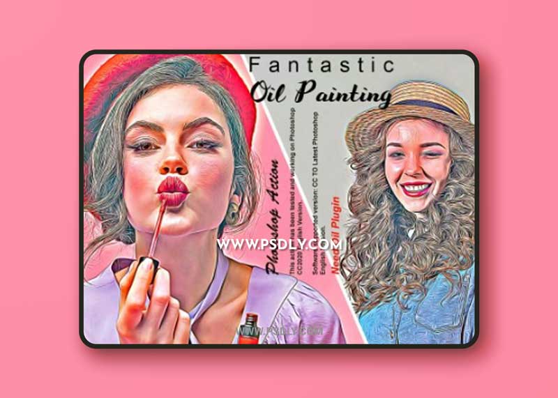 CreativeMarket - Fantastic Oil Painting PS Action 6311957