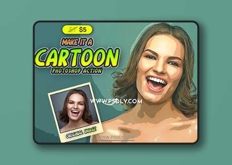 CreativeMarket - Make It A Cartoon PSAction 5936865