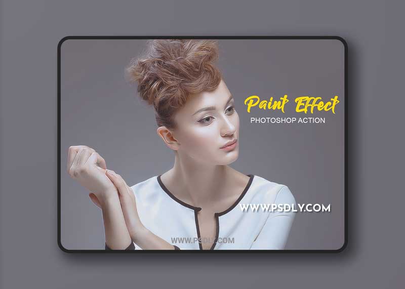 CreativeMarket - Paint Effect Photoshop Action 4742390