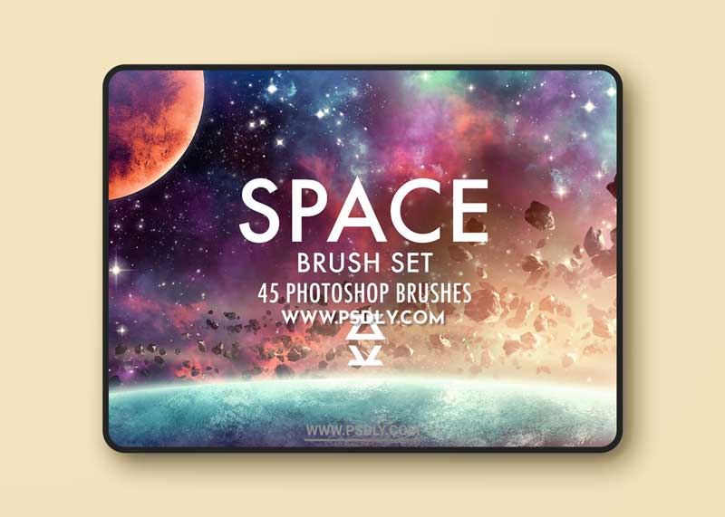 CreativeMarket - Space Brush Set 5638938
