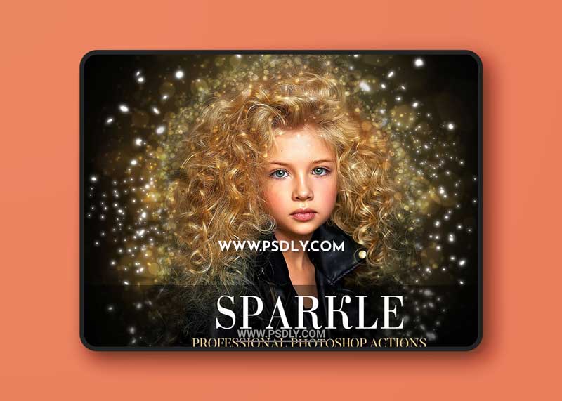 CreativeMarket - Sparkle Photoshop Action 4870537