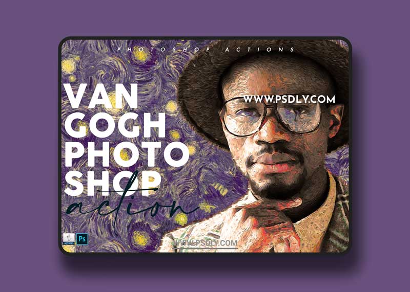 CreativeMarket - Van Gogh Painting Photoshop Action 4765073