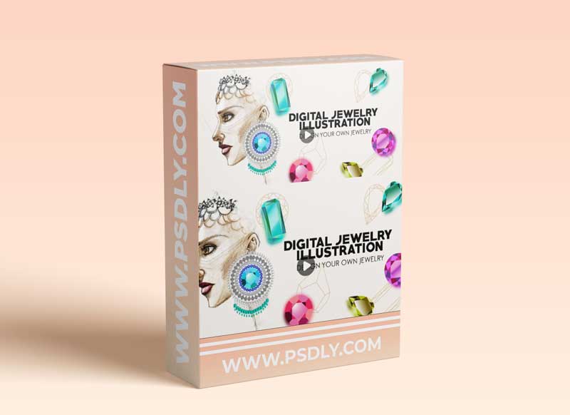 Digital Jewelry Illustration : Design Your Own Jewelry
