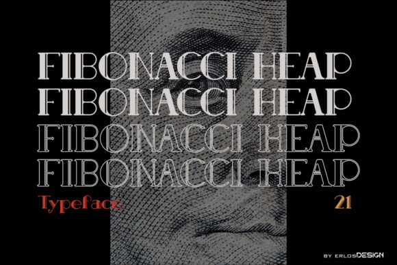 Fibonacci Heap Font